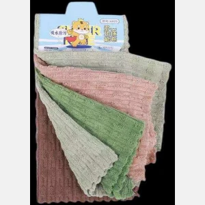 Bamboo Fiber Cleaning Cloth #6825 30cm×30cm×5pcs
