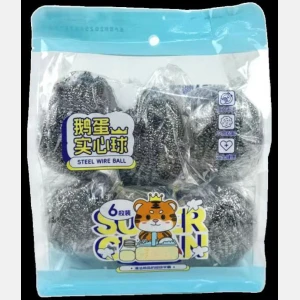 Goose Egg Solid Steel Wire Ball #6833 25g*6pcs