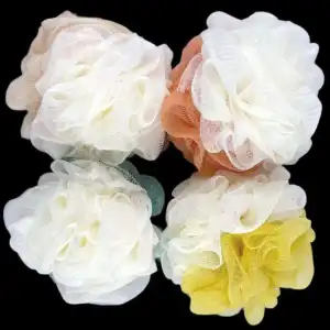 Dual-color Bathing Puff_2 #50g*1pc