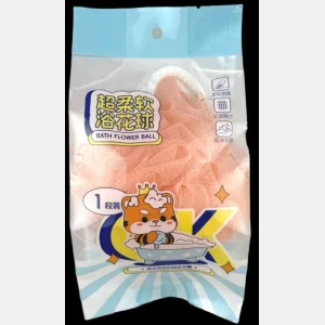 Single-packaged Bathing Puff #8112 40g*1pc