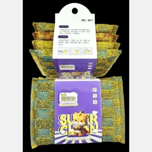 Gold-plated Large Grid Cleaning Block 4-piece set #6877