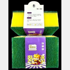 Common Big Cleaning Sponge 2-piece set #6863