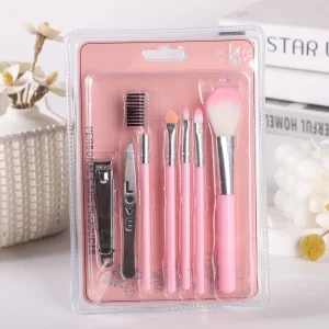 K-881 eyebrow clip brush 7-piece set