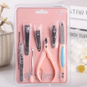 K-50232 English Eyebrow Clip 7-piece Set