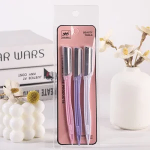 K-50170 three steel eyebrow trimming knives