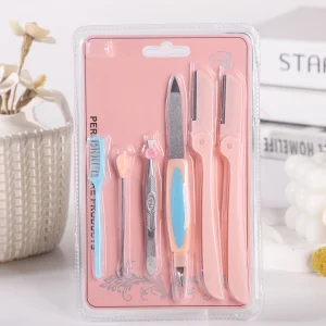 K-50254 6-piece set of 2 eyebrow knives