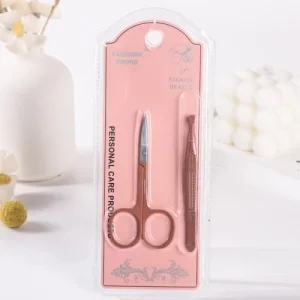 K-50354 Rose Gold A Clip + Rose Gold Eyebrow Clip