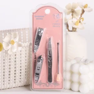 K-50336 smiley face nail clipper 4-piece set 