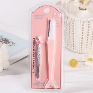 K-50428 Mermaid eyebrow trimmer + heart-shaped eyebrow clip